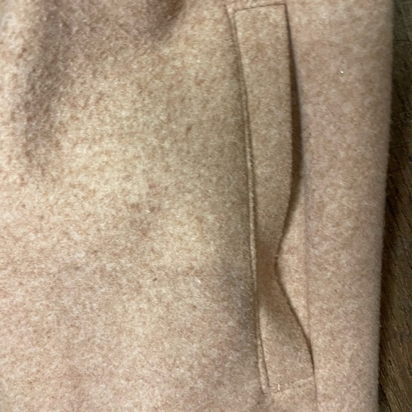 Zara Women’s Button Front Wool Look Shacket L Long Sleeve Pockets - Picture 6 of 10